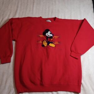 Red Mickey Mouse Sweater